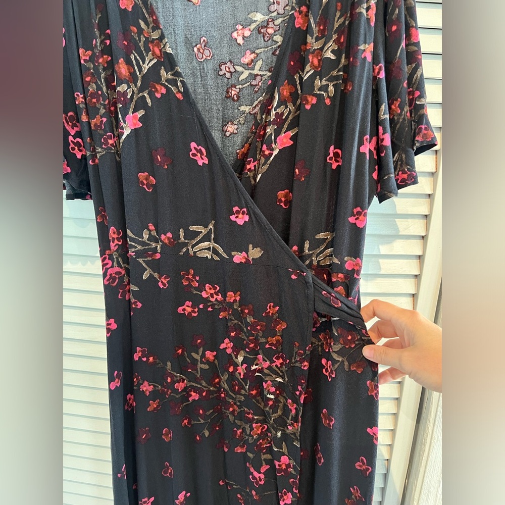 Lovestitch floral maxi wrap dress